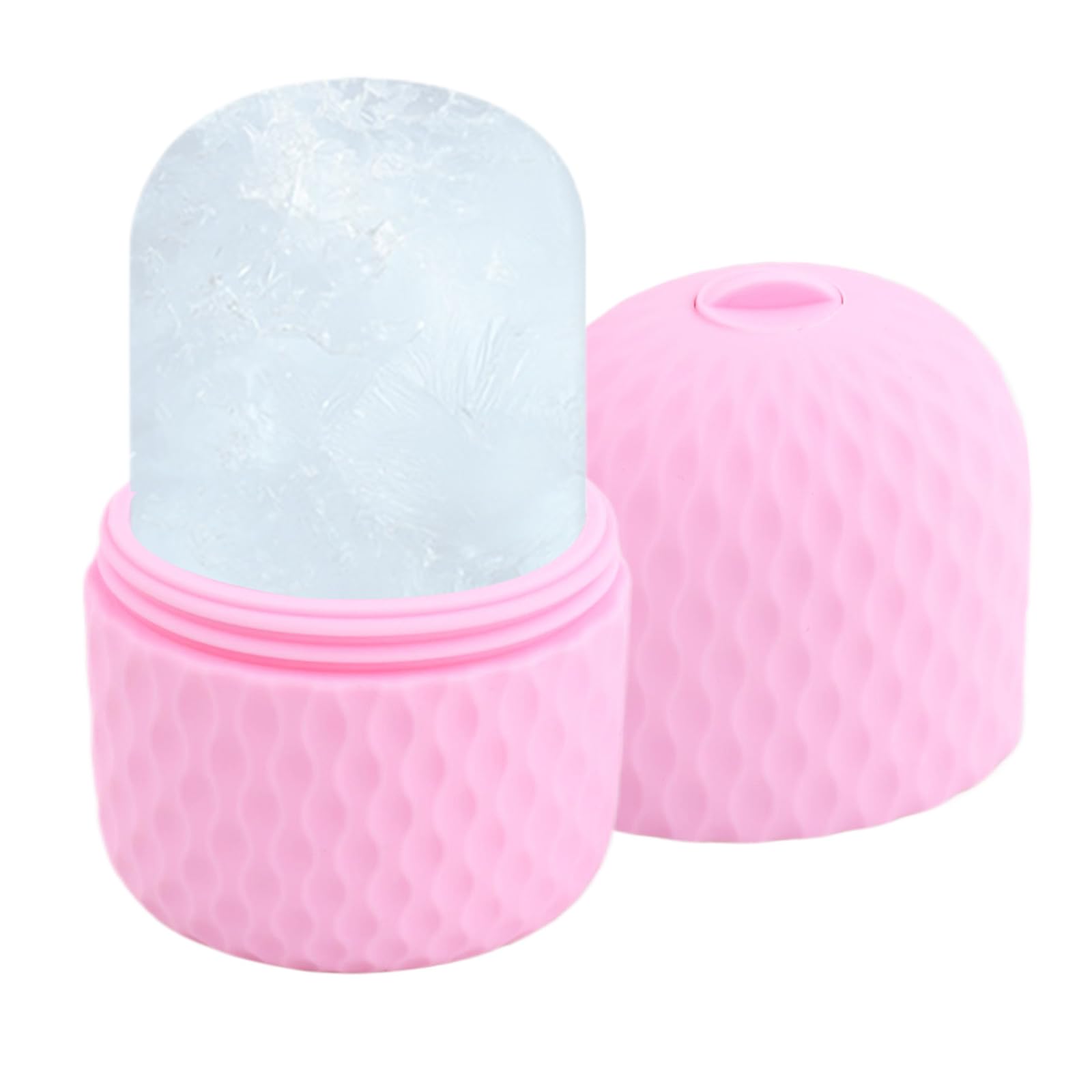 Fooyee Multicolor Silicone Ice Roller, Pink Roller For Face And Eyes, Reusable Silicone Ice Face Mold, Facial Cooling Tool For Puffiness Relief, Shrink Pores, Skin Care Massage And Beauty Routine