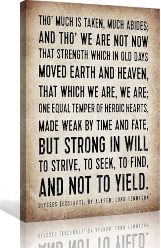 Cuadro literario vintage de 20x30cm con versos de poesía para decorar tu salón o dormitorio