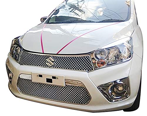 Image of CAR SAAZ Bentley Style Front Chrome Grill for Celerio Type 2 (2017-2021)