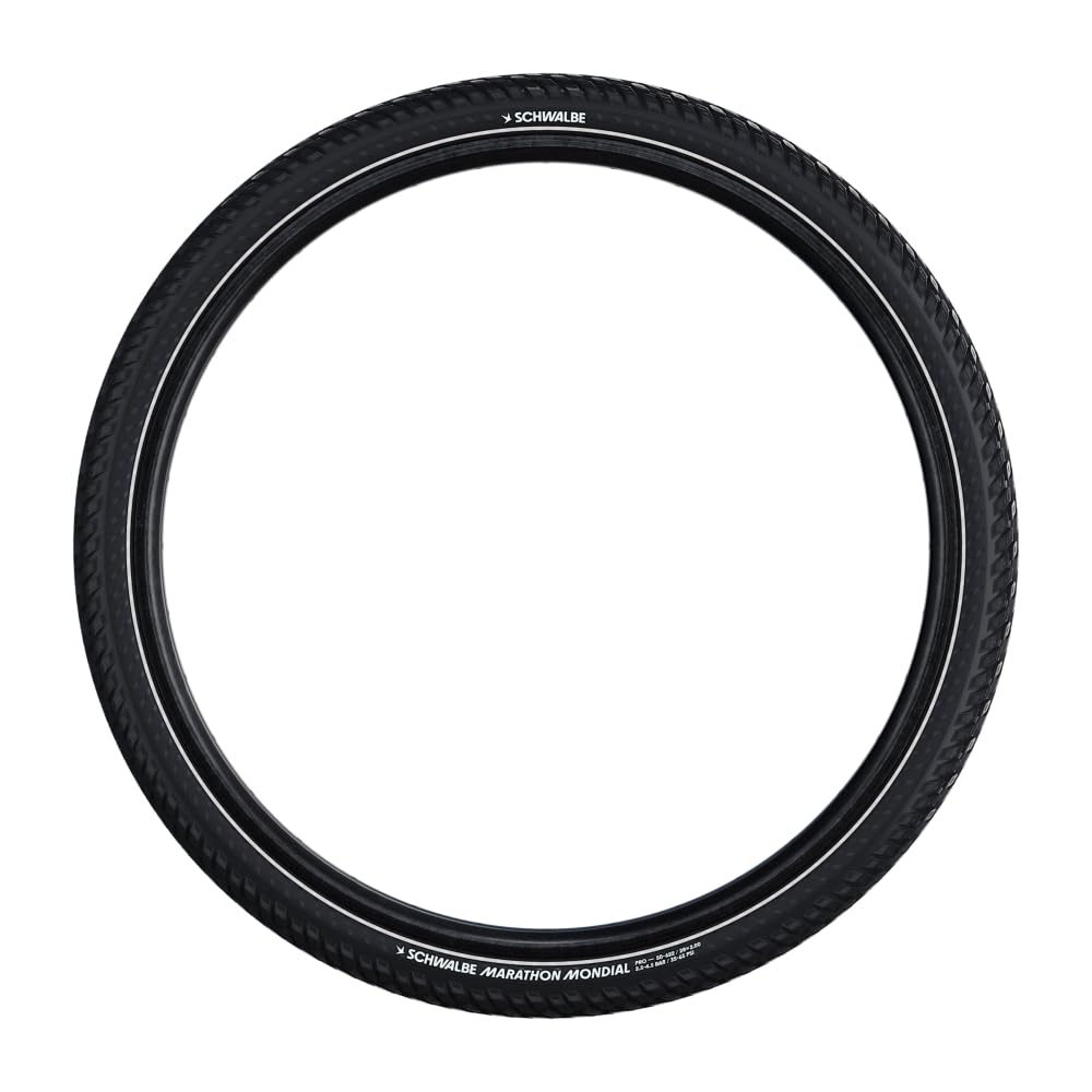 Schwalbe Faltreifen Marathon Mondial PRO DD V-Guard Pro HS 630 // 57-622, Farbe:schwarz-Reflex, 29x2,25