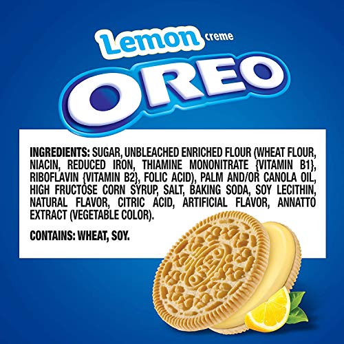 Image of OREO Lemon Creme Sandwich Cookies, 15.25 oz