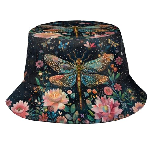 Image of Funny Duck Bucket Hat Fisherman Hat Beach Travel Sun Hat Outdoor Cap for Unisex Men Women