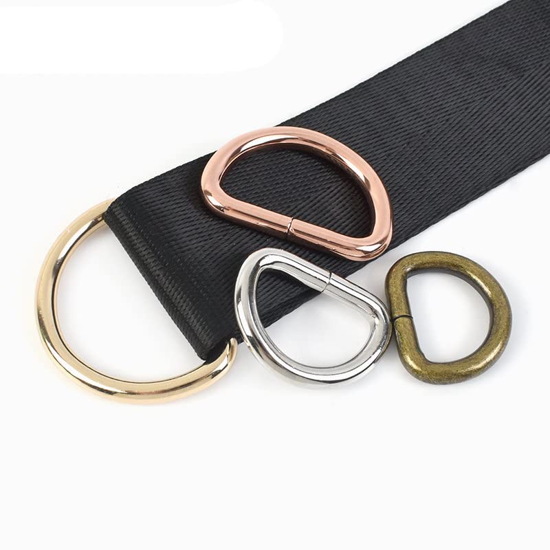 32 Fibbie In Metallo Per Collari E Zaini – Sgancio Rapido, Anelli A D E Tri Glide (25mm) - 5