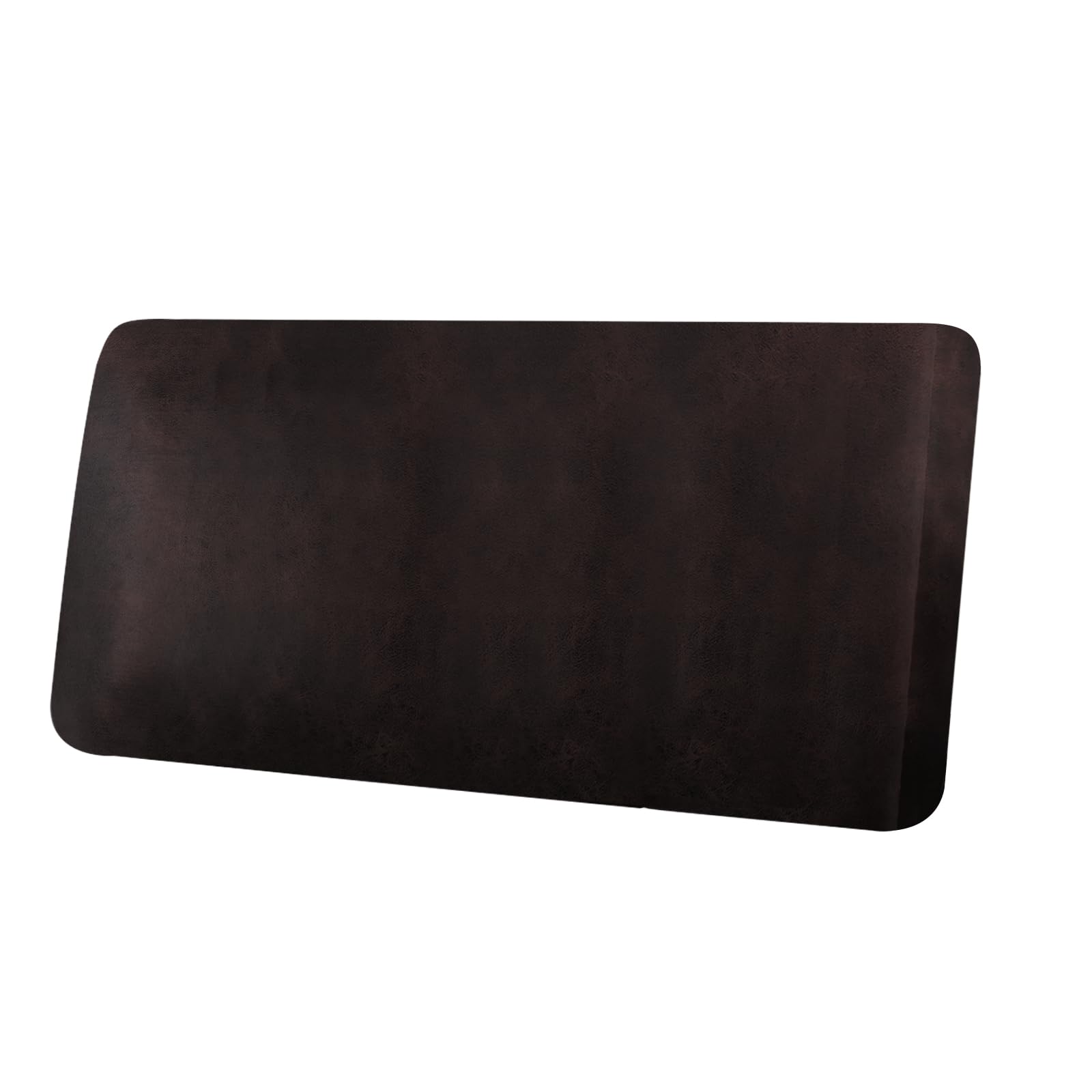 ANARACHON Leather Look Couch Cushion Covers Sofa Seat Slipcovers Sets Couches Furniture Protector for Sectional Armchair Loveseat Pets Kids Stretch Spandex Fabric (1 Cushion Loveseat, Chocolate) — image 1