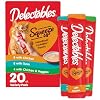 Delectables Squeeze Up Variety Pack, Creamy Squeezable Puree, Lickable Wet Cat Treats, Grain Free, No Added Fillers, No by-Products, No Added Preservatives, 0.5 Ounces Tube, 20 Tubes Total