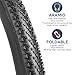 YUNSCM 700 x 38C Lightweight Bike Tires 700x38C (ETRTO 40-622) and 700C Bike Tubes - 60TPI Nylon, Puncture-Resistant, Compatible with Gravel Bike Tires 700x36C/37C/38C/39C/40C- 2 PCS (Y-586)
