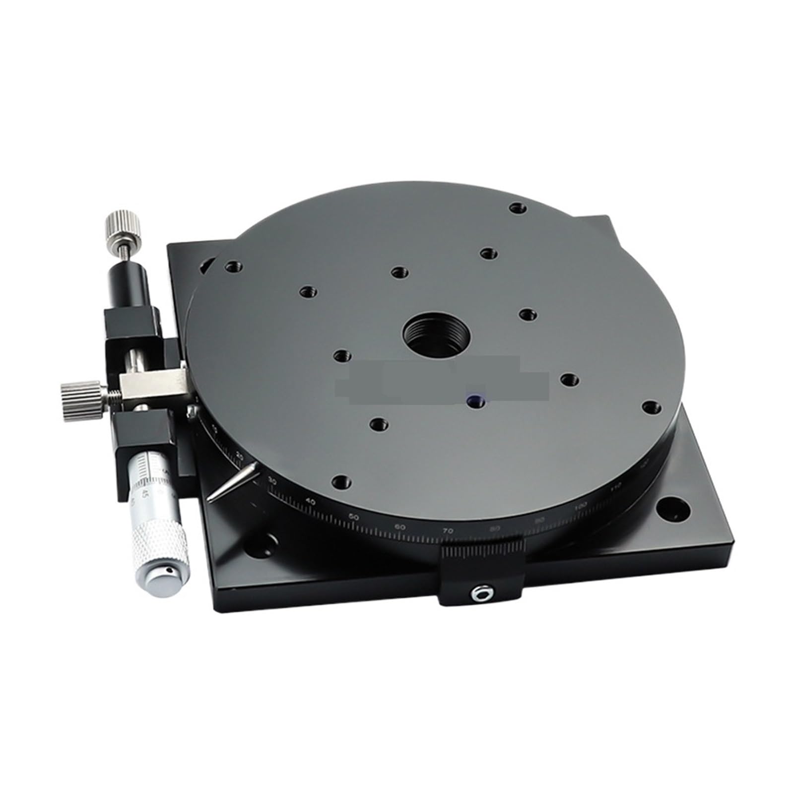 MYXJGNAIY R axis 125mm RSP125-L RSP125-R Manual Sliding Table 360Degree Rotation Precision Displacement Angle Adjustment Platform Optical(RSP125-L)