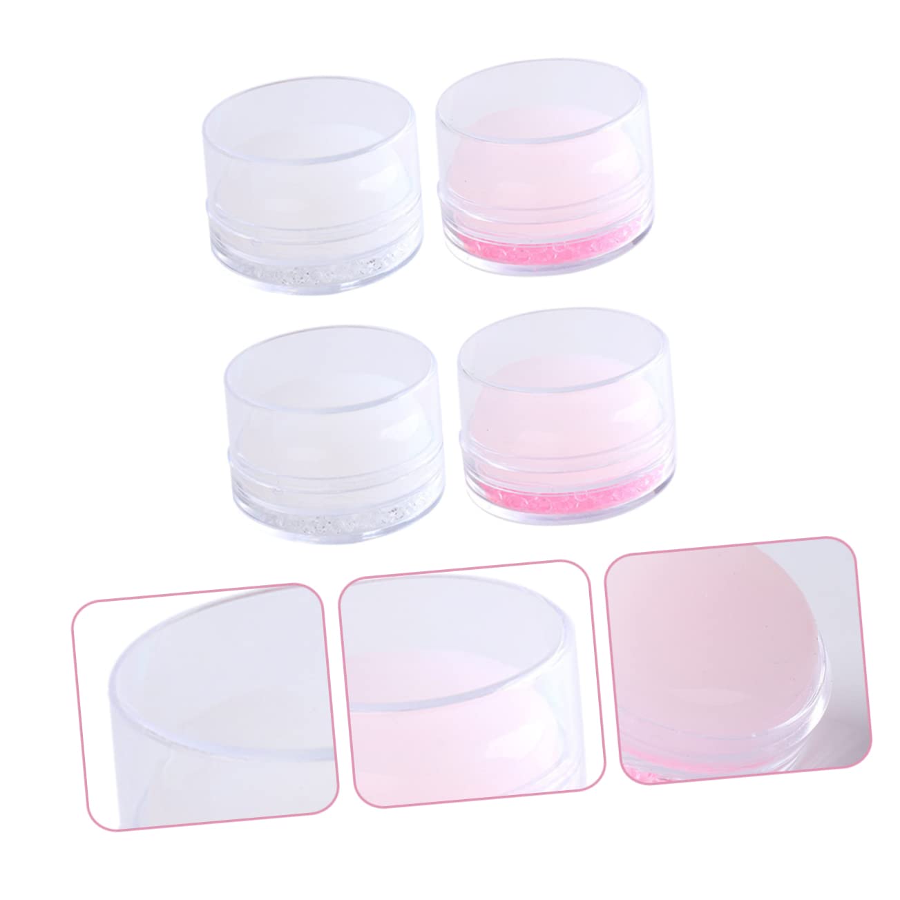 12 Pz Timbro Per Unghie Matrice Per Nail Art in Gelatina Kit Stampa Unghie Kit Di Ornamenti Stampini Per Unghie in Silicone Manicure Kit Per Unghie Gel Di Silice Ragazza Morire