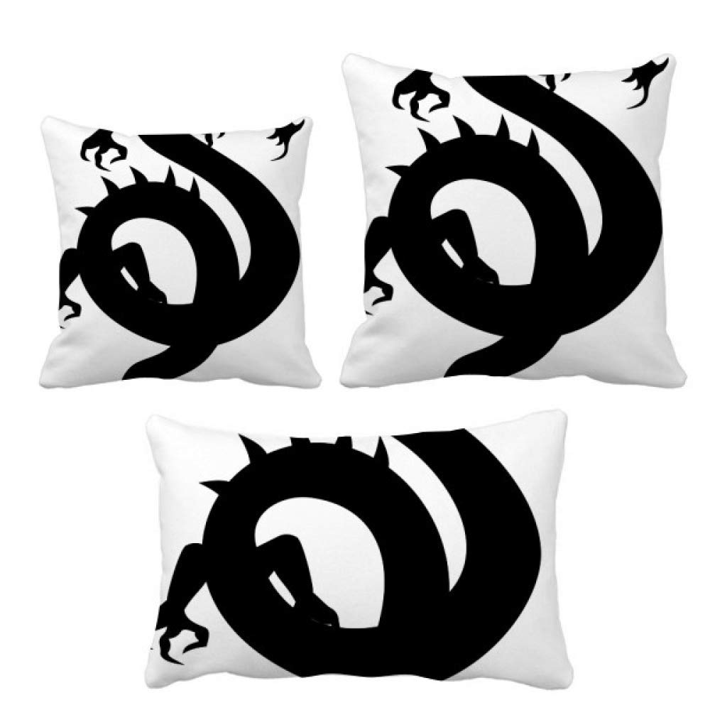 Coussin dragon silhouette de canapé pour créer une ambiance zen dans votre salon