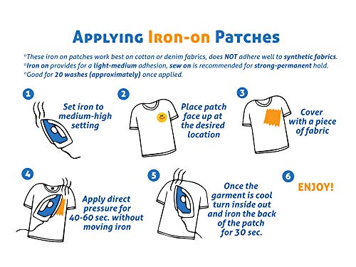 Heyazea 40Pcs Cute Girls Iron On Patches Embroidered Pretty Sewing On Patches Appliques For Clothes Jackets Hats Backpacks Jeans Kids Children; Princess Rainbows Unicorns Flowers Rose Hearts Butterfly #TOP6