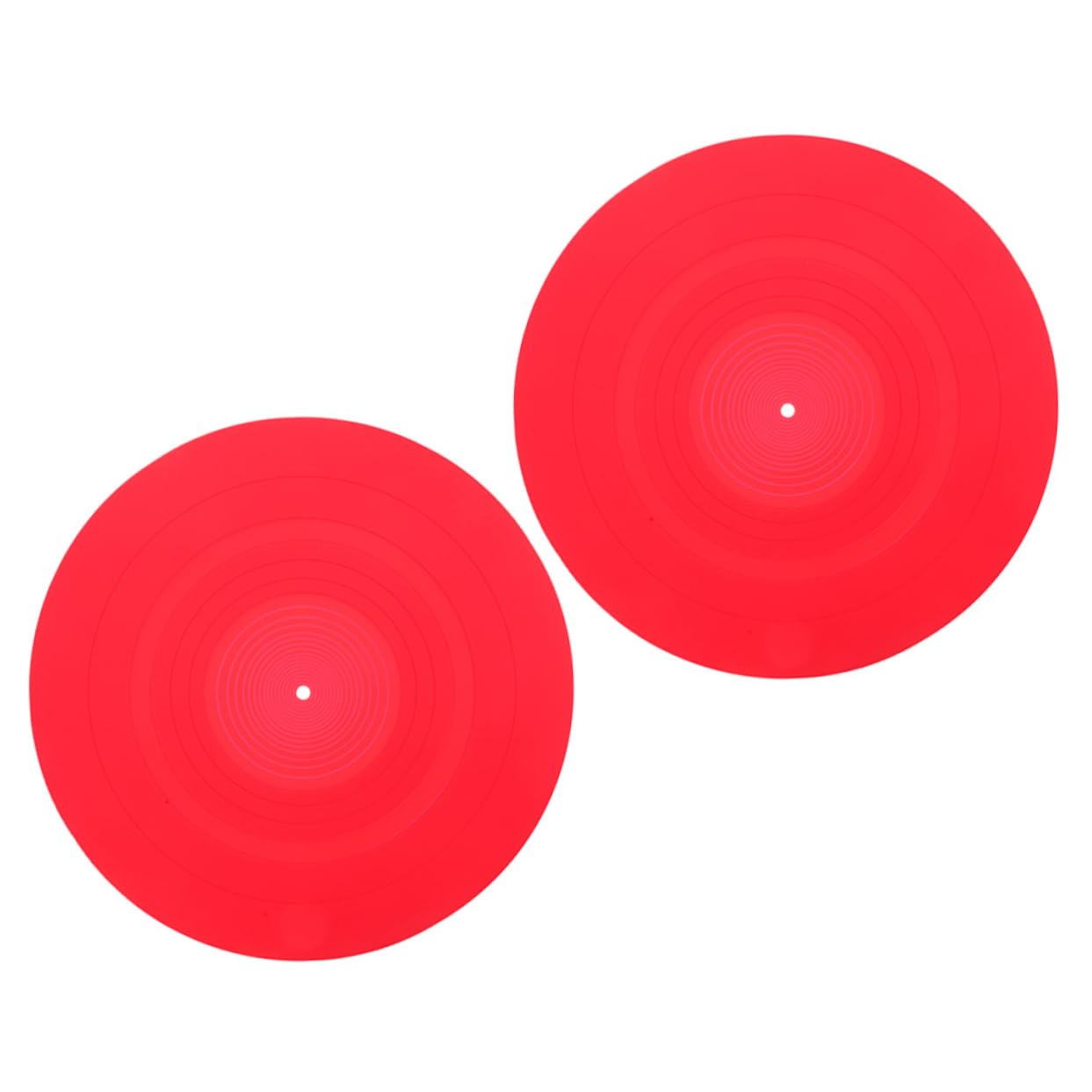 Tappetino in Silicone Antistatico Protezione Delicata per Dischi in Vinile 2 Pezzi