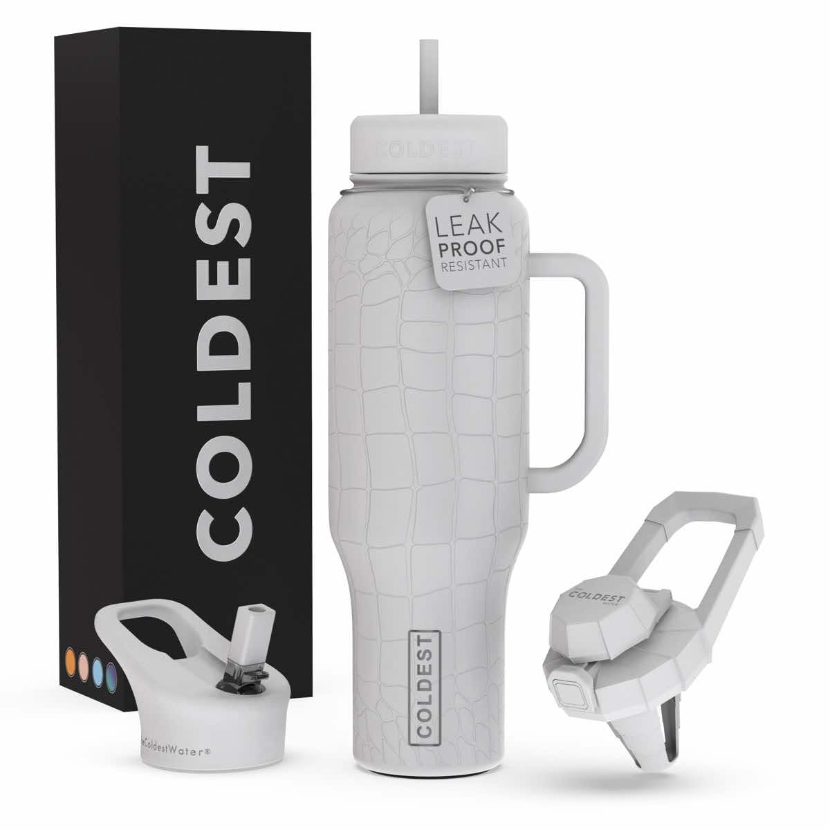 Amazon.com: Coldest Tumbler with Handle and Straw - 100% Leak