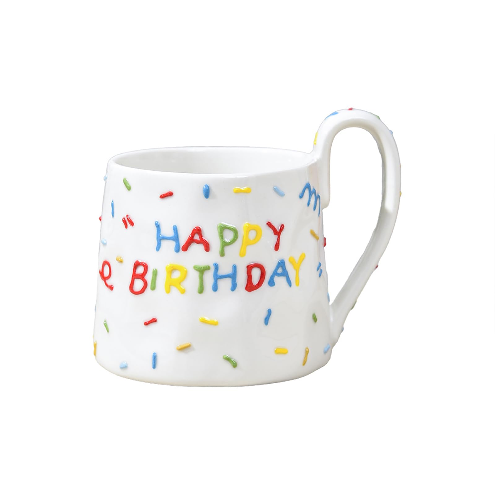 388 ml - 368.5 g igła cukrowa ceramiczny kubek śniadaniowy domowy kubek na mleko - Happy Birthday -388 ml
