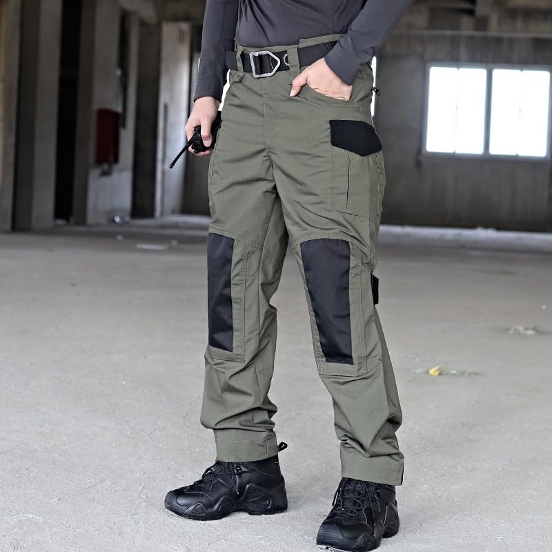 Pantalon tactique multi-poches résistant et indéchirable