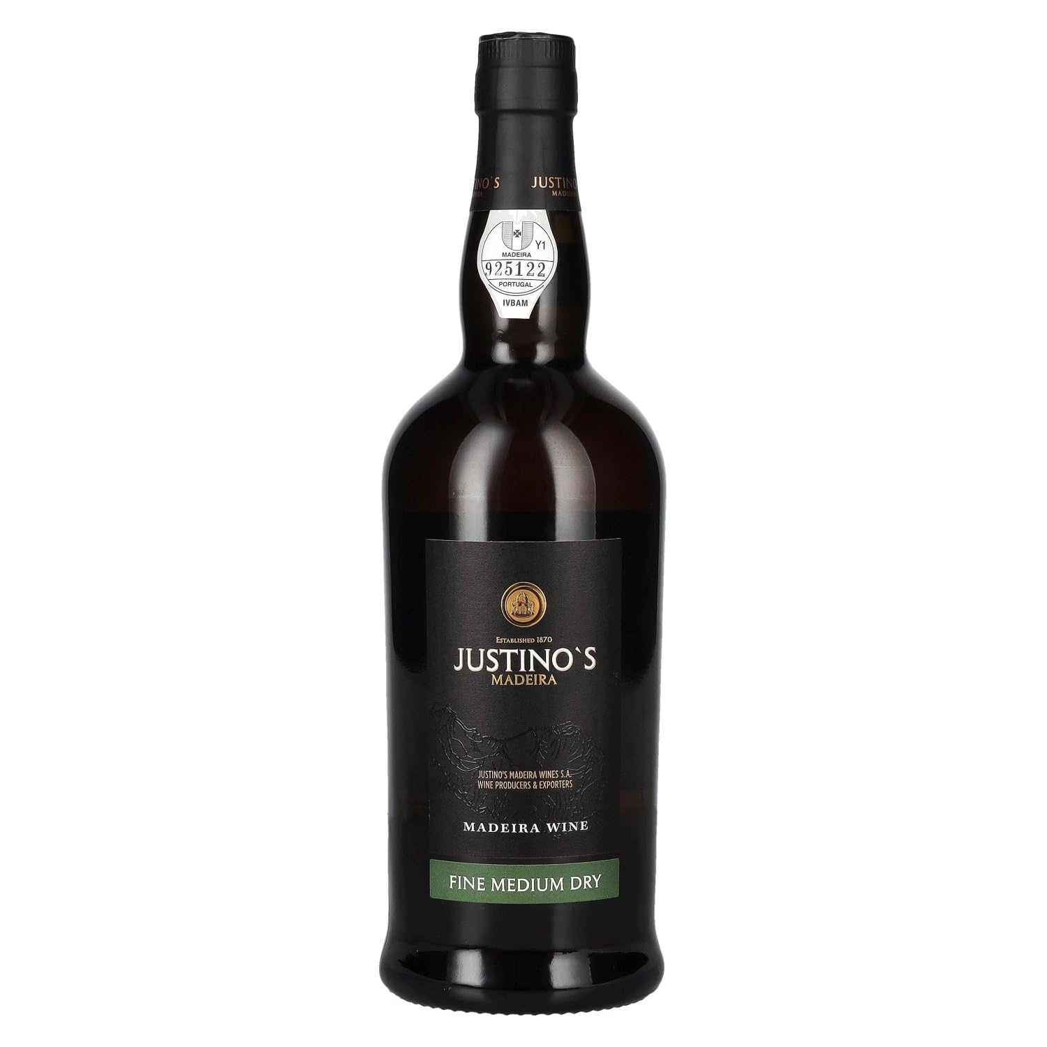 Justino's Madeira Wines Fine Medium Dry (1 x 0.75 L)