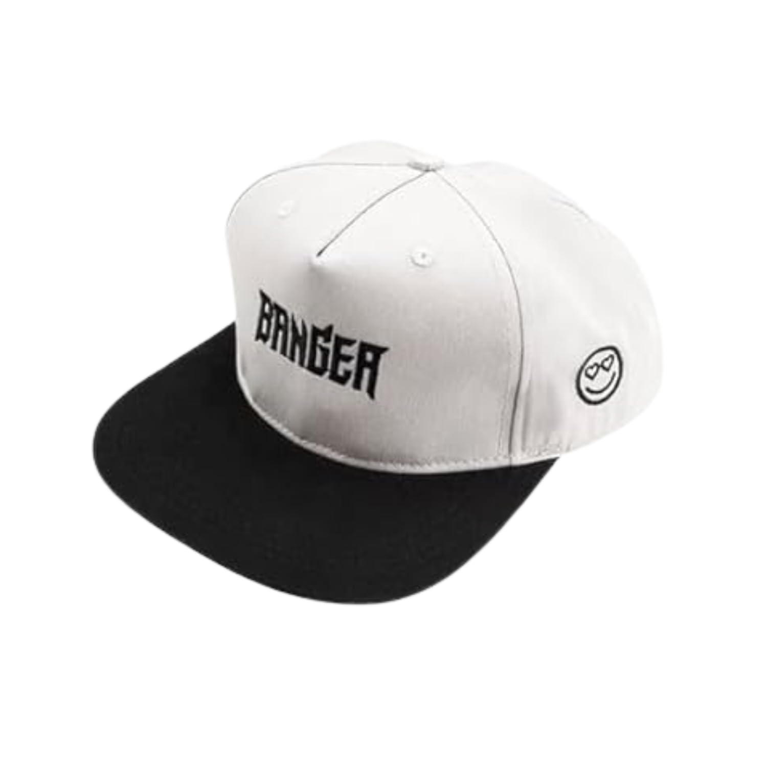 Hiphop Cap for Men & Women | Pure Cotton Twill with Adjustable Strap Snapback Closure Banger Embroidered Design Unisex Running, Gym, Sports Casual Wear