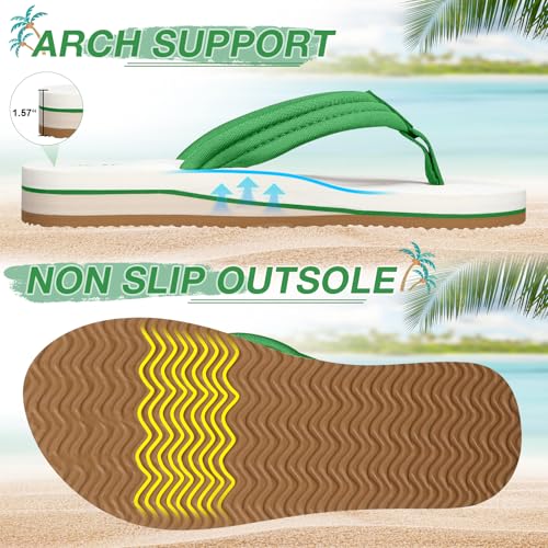 HAOLIRA Flip Flops for Women with Arch Support Comfortable Walking Thong Sandals Ladies Lightweight Ultra Soft Cushion Footbed Slip On Quick Dry for Summer Beach4