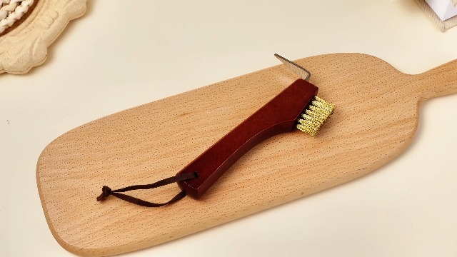 Horse Hoof Pick with Brass Wire Brush and Wooden Grip Farrier Tool Hoof Pick Supplies for Horse Cleaning and Grooming - image 8