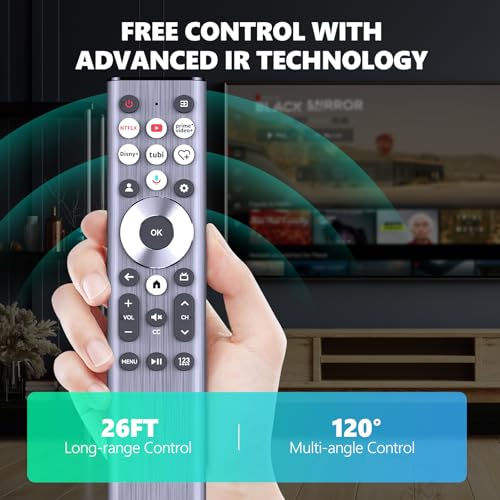Télécommande Hisense ERF6A80 pour soirées cinéma Google Smart TV - 6