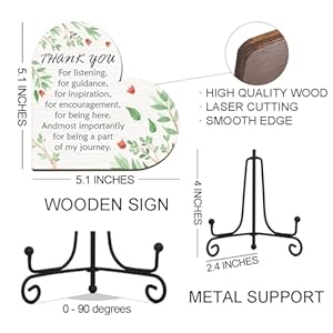 Thank You Gift for Women Office Coworker Friends Classmates Colleague Leaving Job Farewell Gift Teacher Female Boss Nurse Employee appreciation gifts Wooden sign A04