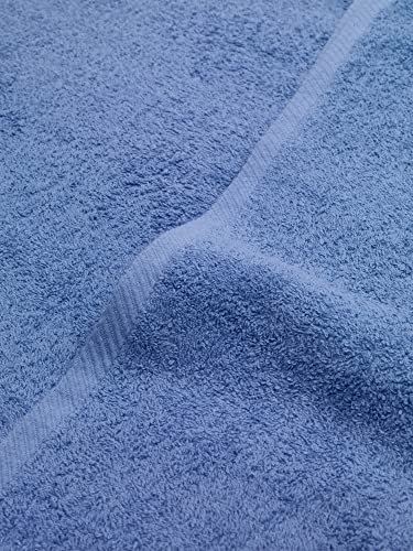 Top Towel - Plus - Large Bath Towels - Bathroom Towels - 2 Hand or Sink Towels - 50 x 100 cm - 100% Cotton - Lavender - Image 2