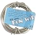 Toner Plastic Coated Fun Wire, 22-Gauge, Icy Silver, 15 Ft
