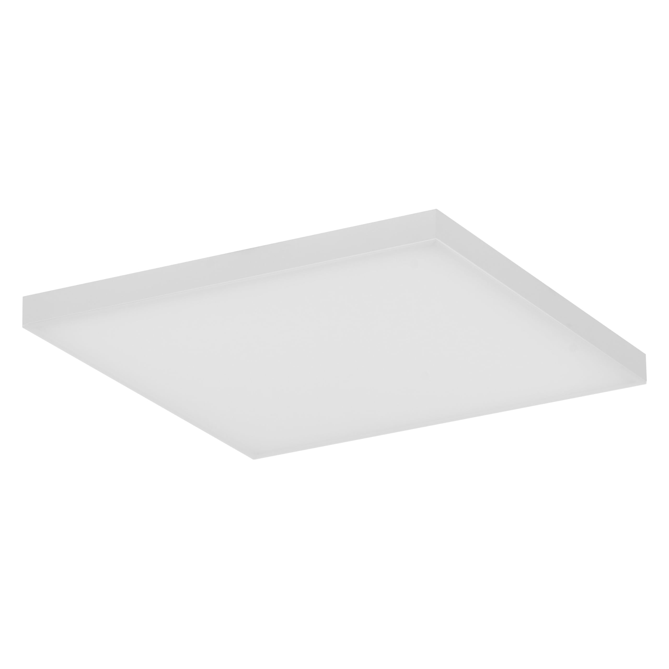 Osram Planon Frameless rahmenlose Panelleuchte in Weiß mit fortschrittlicher LED-Technik, 19 W, quadratische Form (300 x 300 mm), warmweiße Lichtfarbe bei 3000 K, Aluminium-Gehäuse