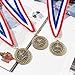 K1tpde Award Medals with Neck - 30PCS Graduation Bronze Winner Medals Bulk Prizes for Kids Spelling Excellence Trophy Award Prize Gifts for Adults and Students Academic Competitions, Tournaments