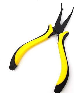 KIRO&SEEU Ball Link Plier RC Helicopter Plane Tool Ball Link Clamp Plier for RC Vehicles Curved Tip Bent Head Airplane Car Trex 450