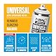 INRAL Sprühlack - Reinweiß glänzend RAL9010 Universal Sprühfarbe 400ml. Spraydose für Metall, Kunststoff, Holz & Stein - Hochdeckende, Regen- und UV-beständige Farbspray für Innen- & Außenbereich