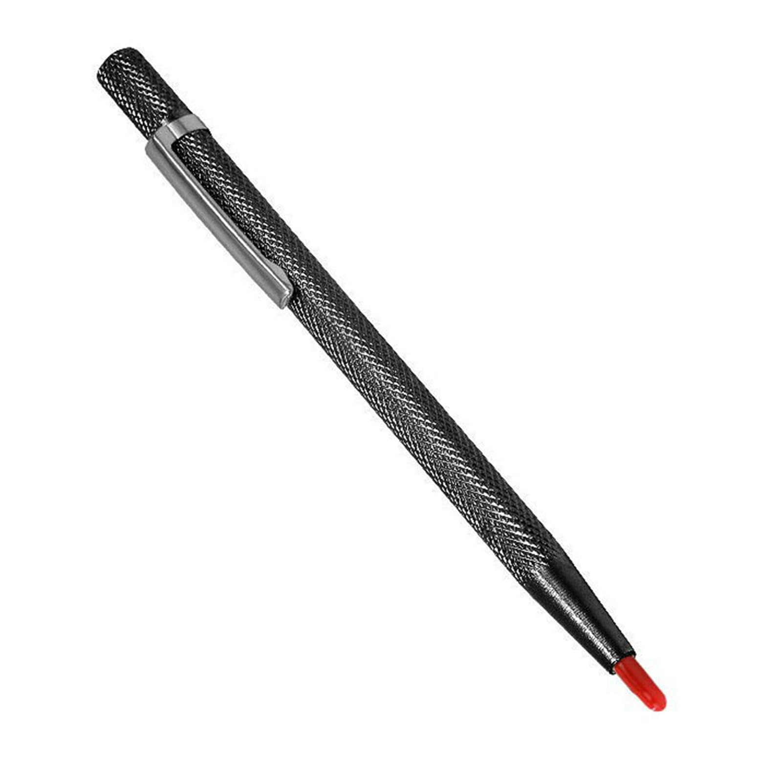 Zepfjhe Black Professional Steel Alloy Scoring Pen Set For Tiles Metal Glass Engraving And Craft Crafting Ergonomic Metalworking Scoring Pen