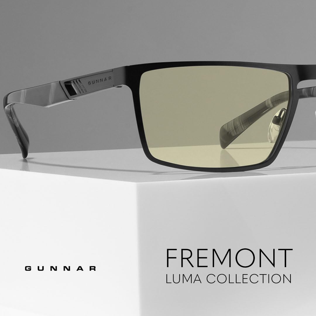 GUNNAR Fremont - Occhiali con blocco della luce blu, per computer e videogiochi