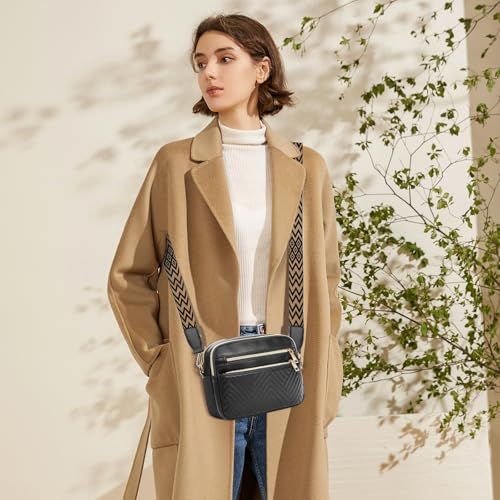 printe Small Crossbody Bags for Women, Vegan Leather Trendy Purses for Women, Travel Handbags with Adjustable Shoulder Strap2