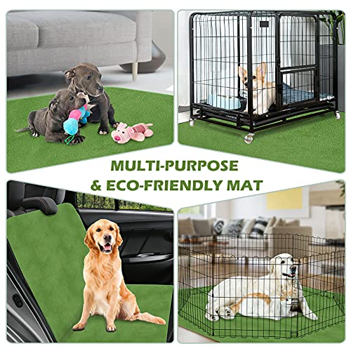 Image of INVENHO Washable Pee Pads for Dogs 72 inchx72 inch Reusable Dog Pads Extra Large Upgrade Non-Slip Dog Pee Pads Heavy Absorbency Puppy Pee Pads Quick Dry Whelping Pads /Waterproof Puppy Training Pad