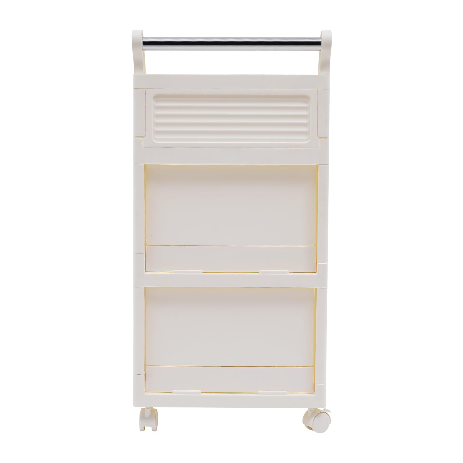 Carrello portaoggetti multifunzione con cassetti semitrasparenti, carrello da ufficio, per camera da letto, cucina, sala da pranzo, bagno, soggiorno, lavanderia, ufficio (36 x 49 x 75 cm)