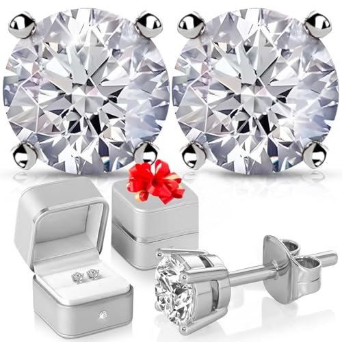 IGI Certified 0.5 to 1 Carat Lab Grown Diamond Stud Earrings for Women And Men In Platinum Or Gold G-H SI Jewelry Gifts Anniversary Birthday Gifts for Womens