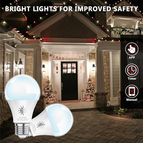 Gonhom 2 Pack Dusk To Dawn Light Bulbs Outdoor thumb #3
