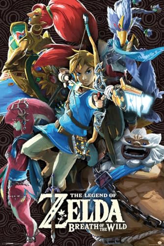 The Legend of Zelda Close Up Poster Breath of The Wild (61cm x 91,5cm)