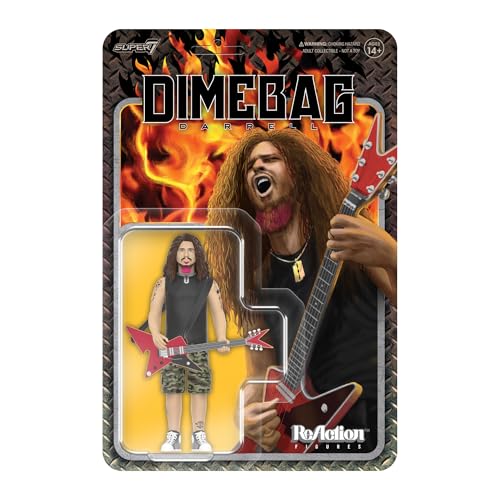 Super7 Dimebag Darrell Reaction Figures Wave 01 - Dimebag Darrell (Culprit) Action Figure