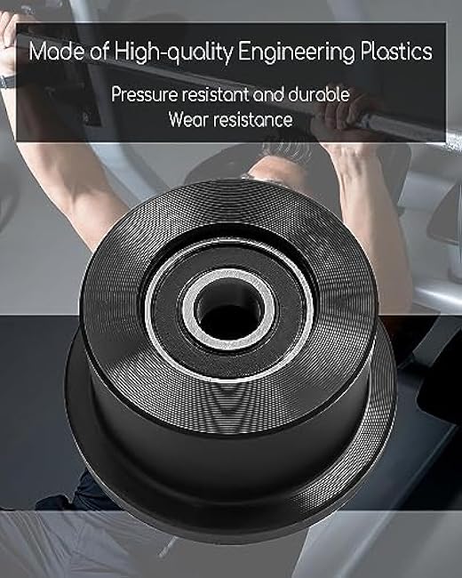 Upgrade Gym Replacement Wheel Rollers Fit for Total Gym 1000 1100 1400 1500 1600 1700 1800 1900/Achiever/Force/Gold/FIT Max/Platinum/Pro/Supra/Supreme/Ultima/Ultra/X-Force/XLi, 4Pcs