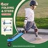 Besrey Kick Scooter for Kids Ages 3-10, 3-Wheel Folding Scooter with Adjustable Height, LED Light Wheels, Extra Wide Deck for Outdoor Activities #4