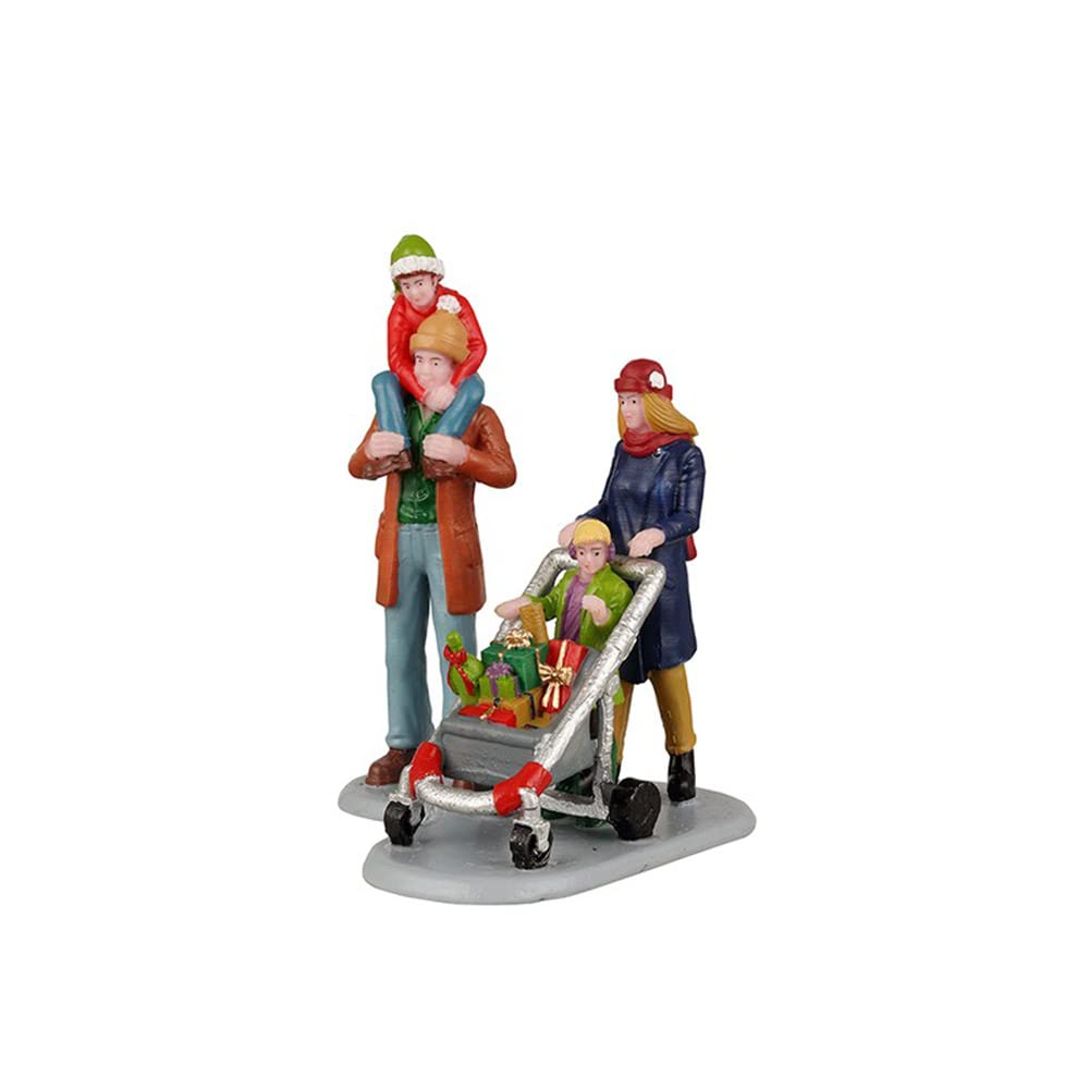 Lemax Vail Village Family Holiday Shopping Set of 2#22124