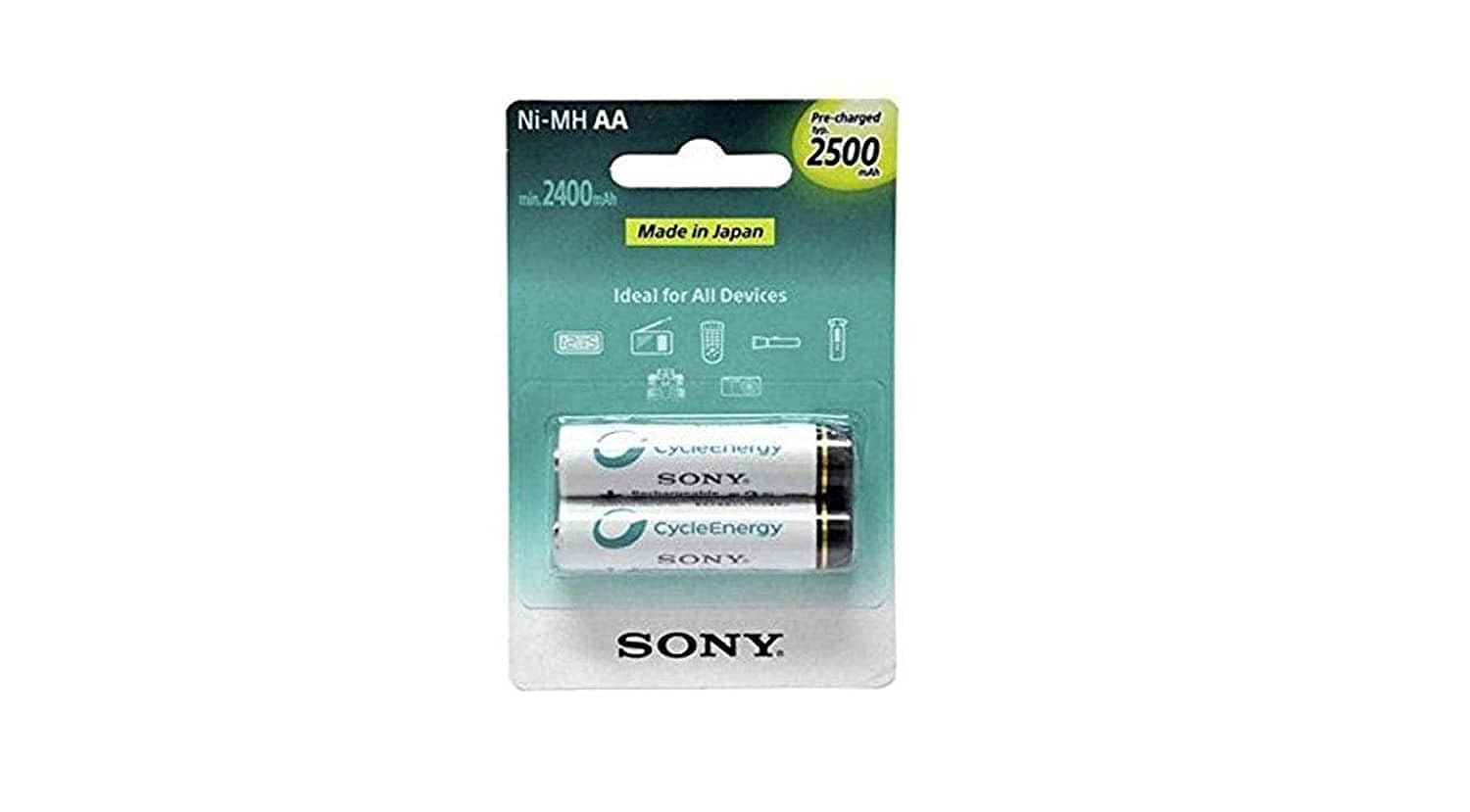 Buy Sony Rechargeable AA 2500 MAH Ni MH Batteries Online at desertcartINDIA