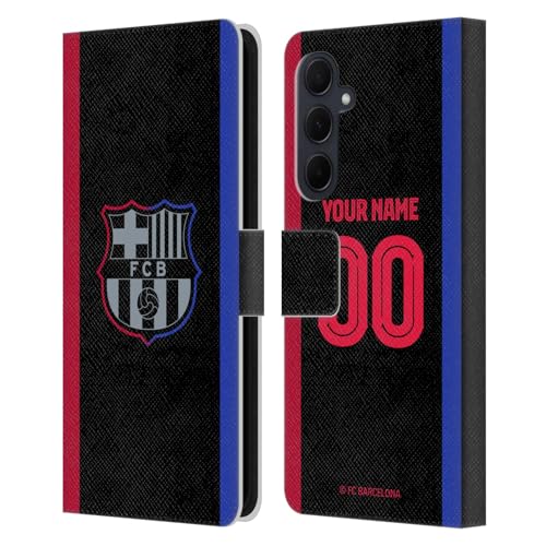 Protégez votre Samsung A35 5G avec l'étui portefeuille FC Barcelona en cuir