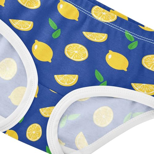 Girls' Underwear Lemon Fruit Cotton Stretch Comfort Toddler Panties4