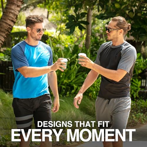Image of Kanu Surf Men's CB Rashguard UPF 50+ Swim Tee