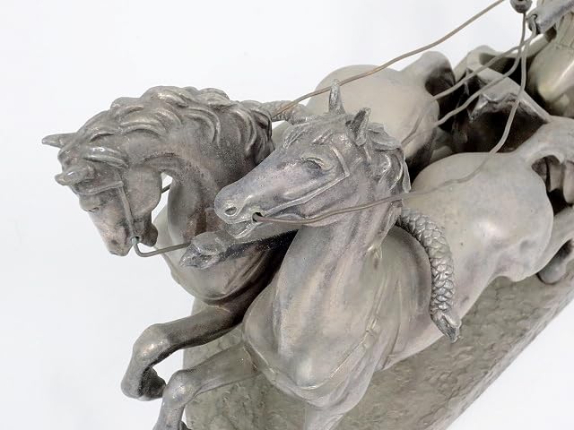 湯布院アンティーク 高級イタリア製 チャリオット 戦闘馬車 置物 ゴールド陶器 湯布院アンティーク 高級イタリア製 チャリオット 戦闘馬車 置物