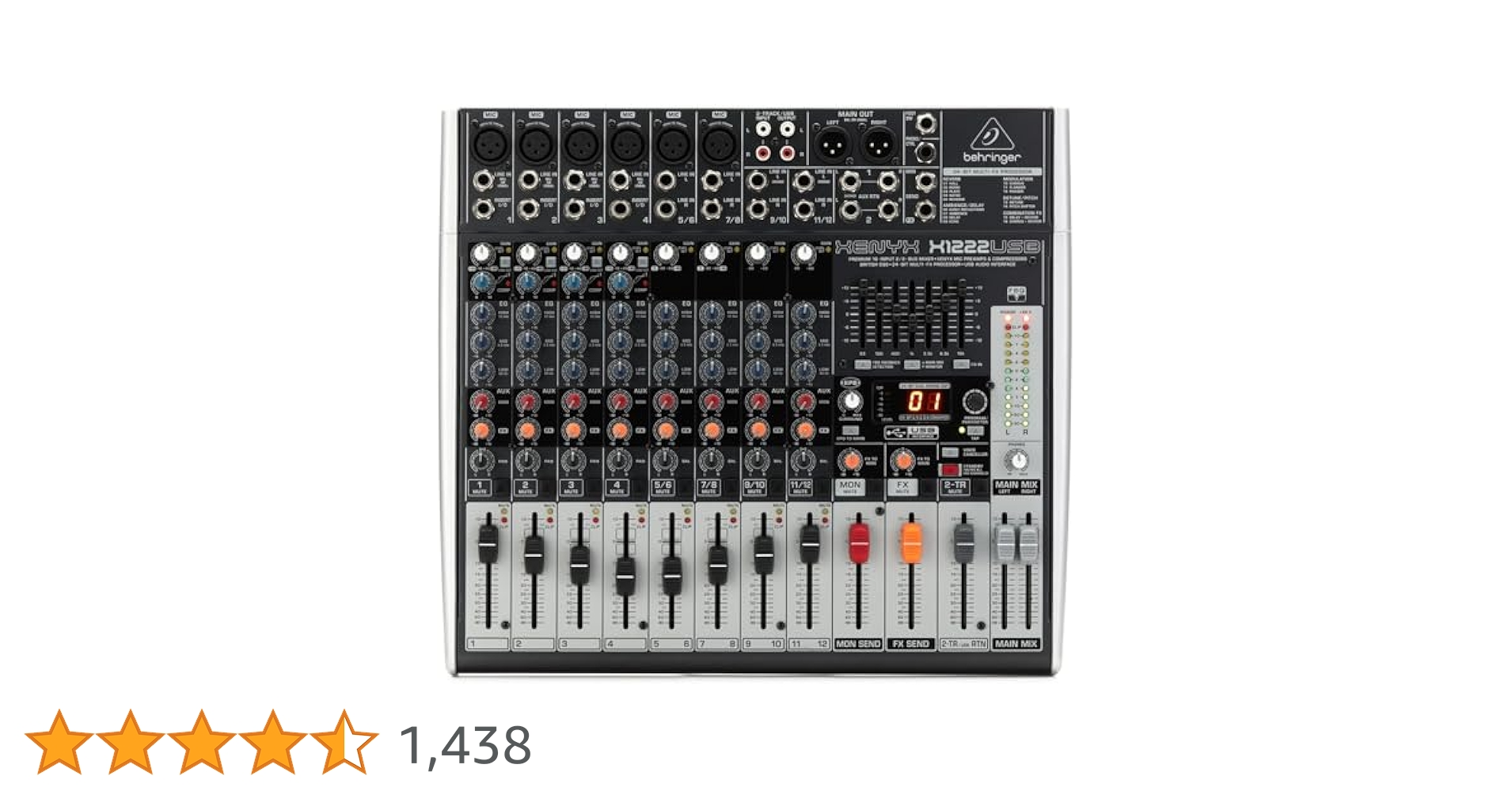 BEHRINGER XENYX X2222USB アナログミキサー（難有り） X2222USB XENYX - 製品一覧 - ベリンガー公式ホームページ