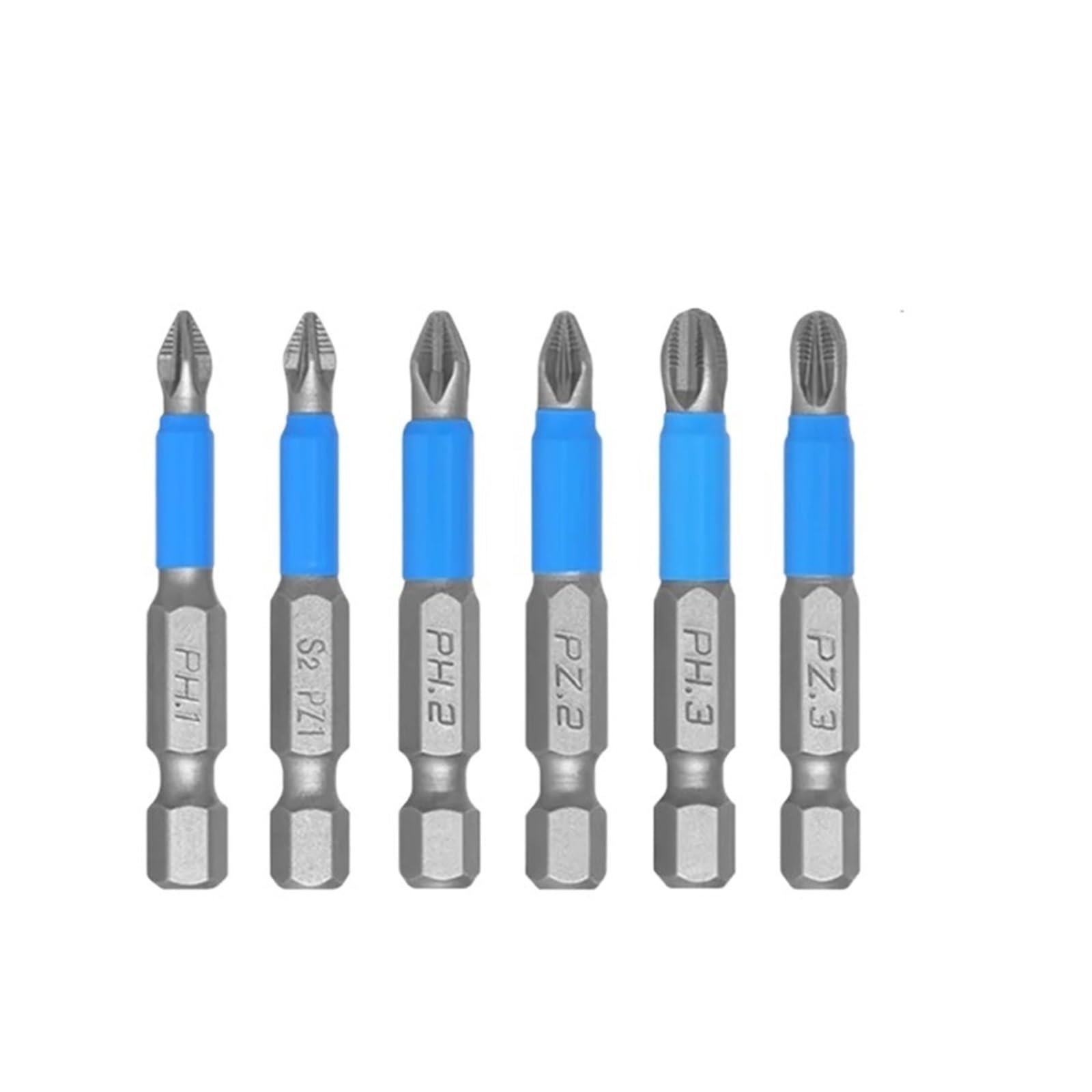 6pc 50mm Screwdriver Bit Set Electric Impact For 1 4 Hand Drill Tools