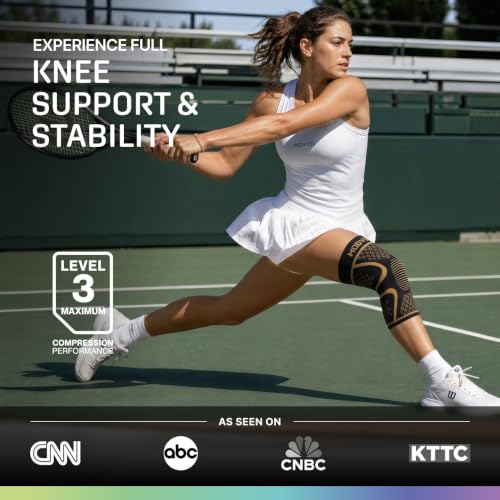 Image of Modvel 2 Pack Knee Brace for Women - Knee Support for Walking, Knee Compression Sleeves for Pain Relief, Knee Sleeves for Women, Knee Brace for Sports, Workouts & Arthritis